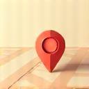 Icona mappa stilizzata accanto all'indirizzo