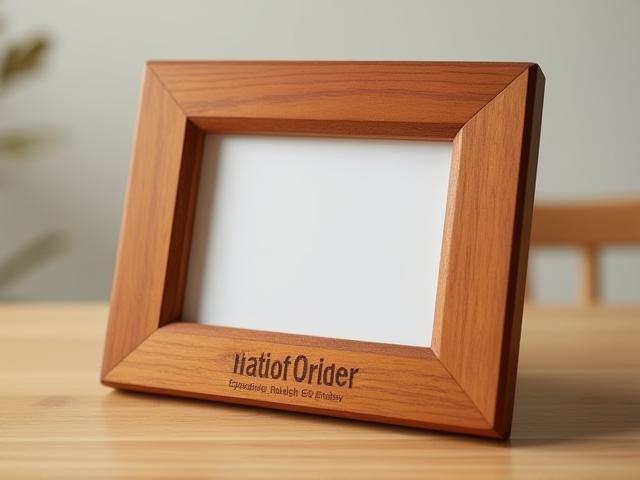 Portafoto in legno con incisione personalizzata
