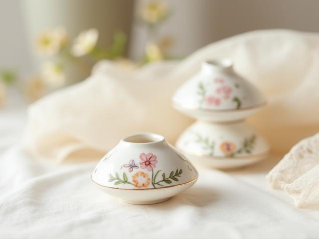 Bomboniere su misura in ceramica dipinta a mano, matrimonio luxury